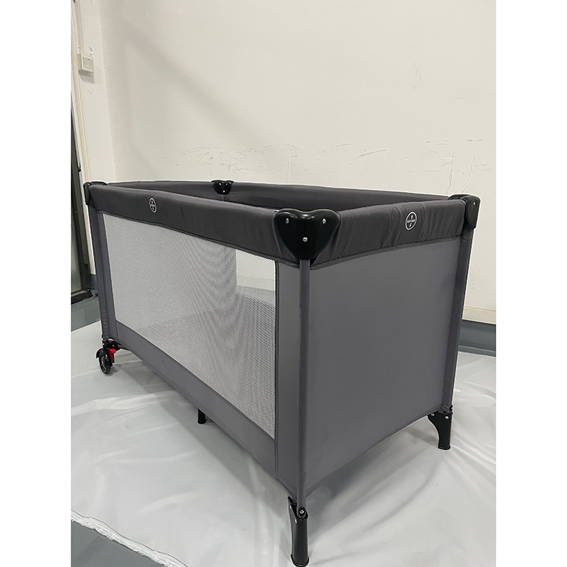 Grey baby cots baby travel bed foldable baby playard