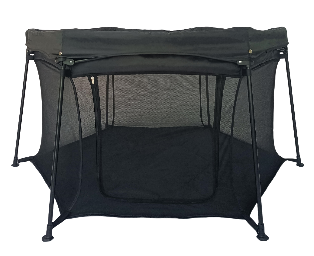 New hexagonal floor-standing playpen