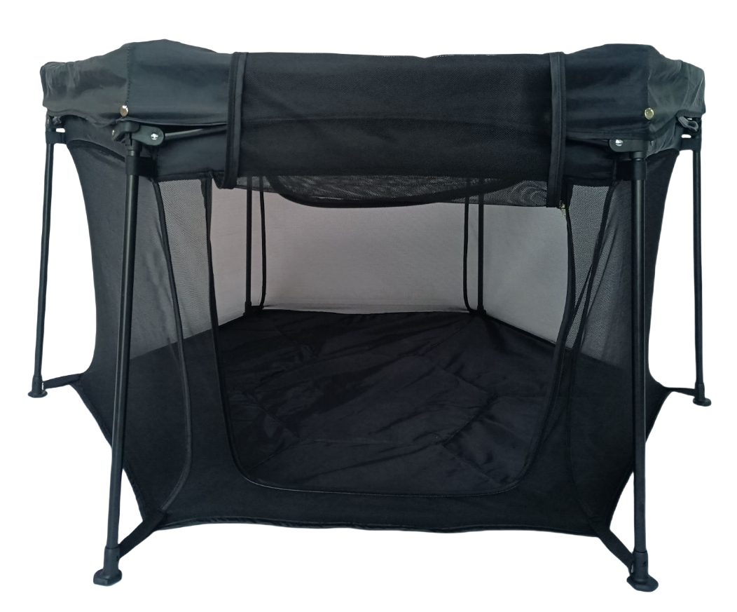 New hexagonal floor-standing playpen